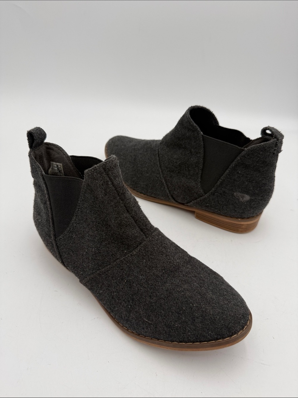 Rocket Dog Dark Gray Chelsea Ankle Boots women 10 wool upper fall winter casual